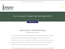 Tablet Screenshot of dirisiobuilders.com